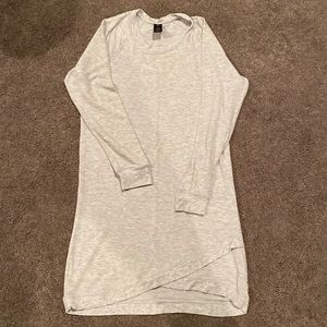 Active Life Womens Large L Gray Long Sleeve Round Neck Sweatshirt